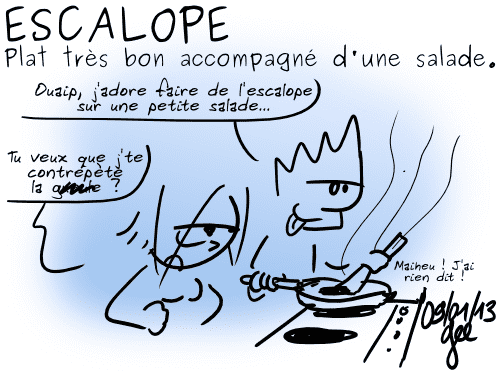 13-01-09 - Escalope